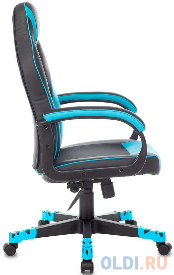 Кресло для геймеров Zombie GAME 17 чёрный синий, размер 825 ? 320 ? 670 мм - фото 3
