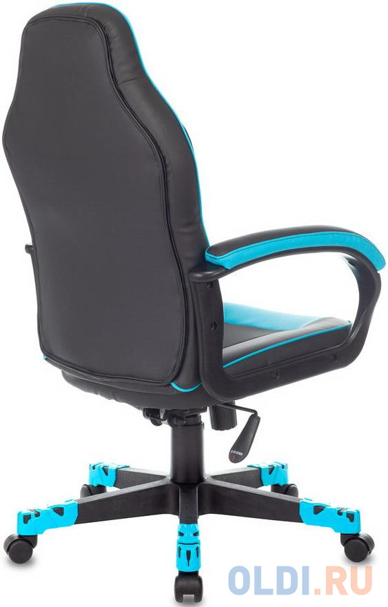 Кресло для геймеров Zombie GAME 17 чёрный синий, размер 825 ? 320 ? 670 мм - фото 4