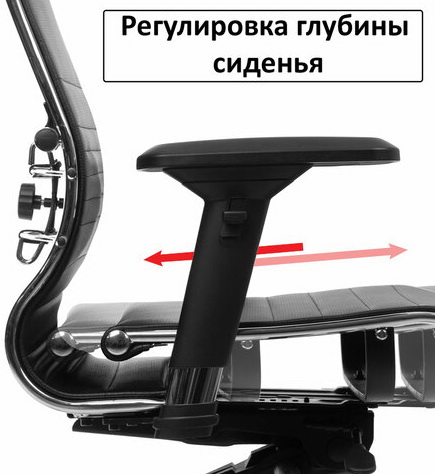 Кресло офисное Метта &quot;К-4-Т&quot; оранжевый Вид№5