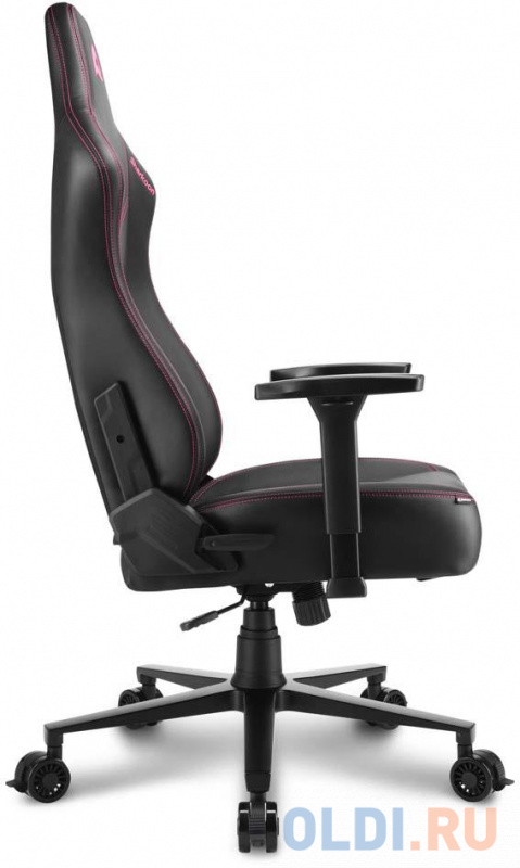 Кресло для геймеров Sharkoon Skiller SGS30 чёрный розовый фото