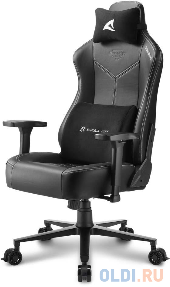 Кресло для геймеров Sharkoon Skiller SGS30 чёрный кресло для геймеров cactus cs chr 030bls чёрный белый