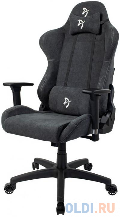 Кресло для геймеров Arozzi Soft Fabric темно-серый