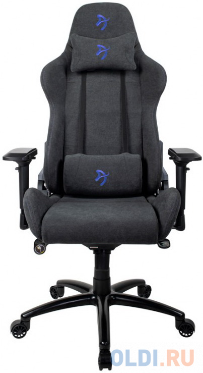Компьютерное кресло (для геймеров) Arozzi Verona Signature Soft Fabric - Blue Logo VERONA-SIG-SFB-BL фото