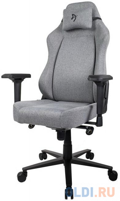 Компьютерное кресло (для геймеров) Arozzi Primo Woven Fabric - Grey - Black logo PRIMO-WF-GYBK компьютерное кресло tc bergamo бежевое 67х47х140 см 19366