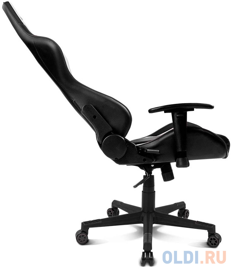 Игровое Кресло DRIFT DR175 PU Leather / black/carbon/white, цвет чёрный - фото 2