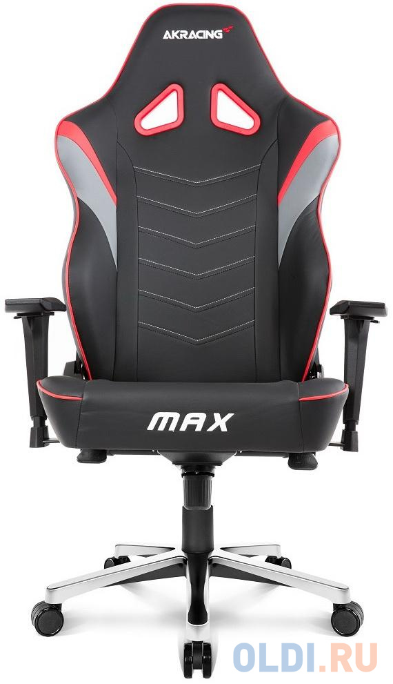 Игровое Кресло AKRacing MAX      (AK-MAX-RED) black/red, цвет чёрный - фото 4