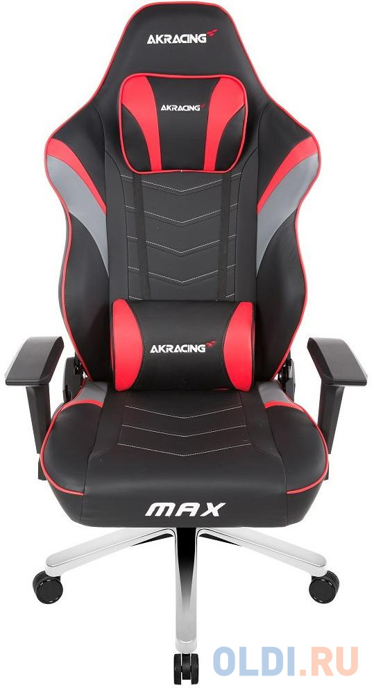 Игровое Кресло AKRacing MAX      (AK-MAX-RED) black/red, цвет чёрный - фото 5