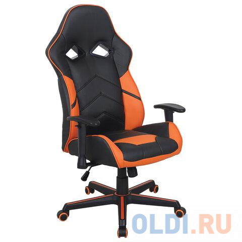 Кресло компьютерное BRABIX Storm GM-006 черный/оранжевый кресло brabix wings mg 306 серый оранжевый