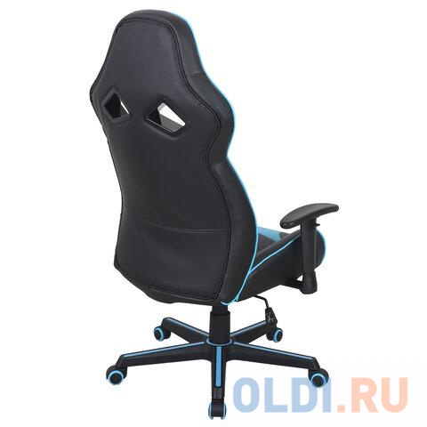 Кресло компьютерное BRABIX Storm GM-006 чёрный голубой фото