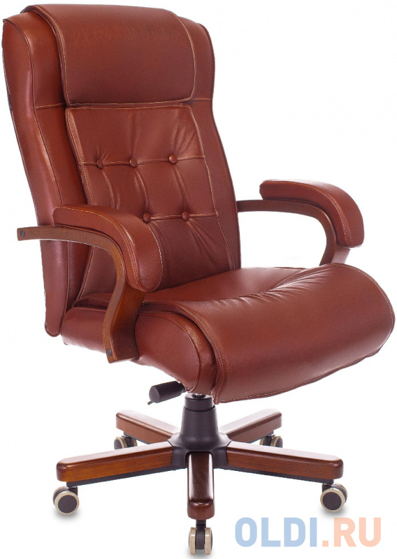 

Кресло руководителя Бюрократ T-9926WALNUT светло-коричневый