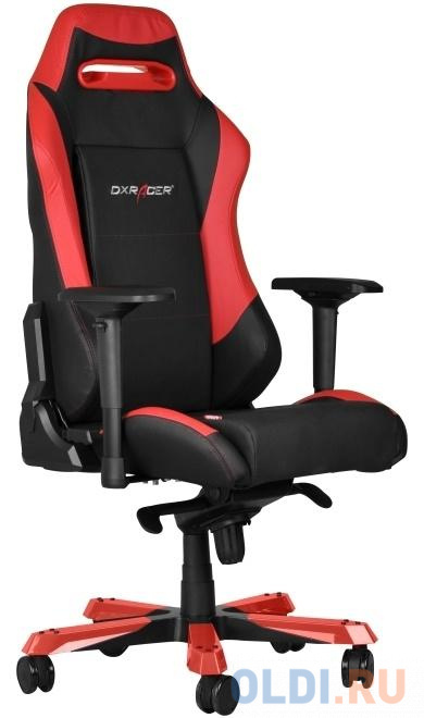 

Игровое кресло DXRacer Iron чёрно-красное (OH/IS11/NR, кожа-PU, регулируемый угол наклона, механизм