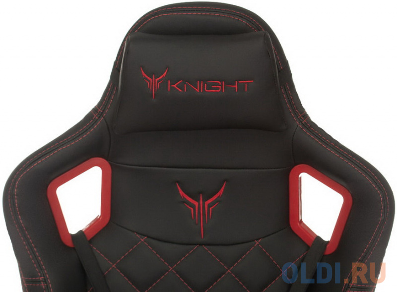 Кресло для геймеров Knight TITAN чёрный красный фото