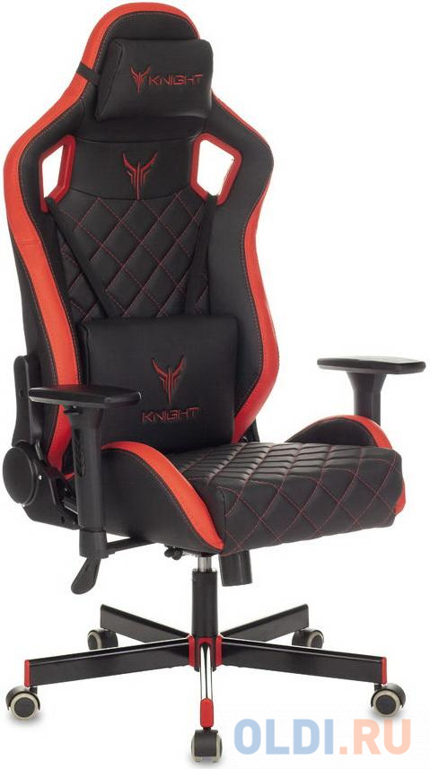 Кресло для геймеров Knight OUTRIDER чёрный красный