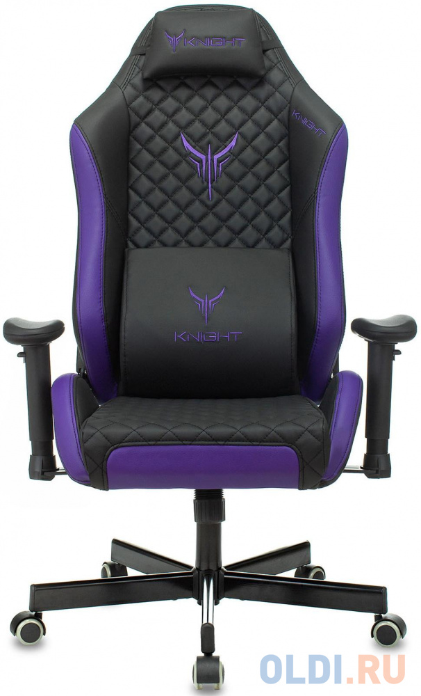 Кресло для геймеров Knight EXPLORE чёрный фиолетовый, размер 860 x 700 x 345 - фото 6