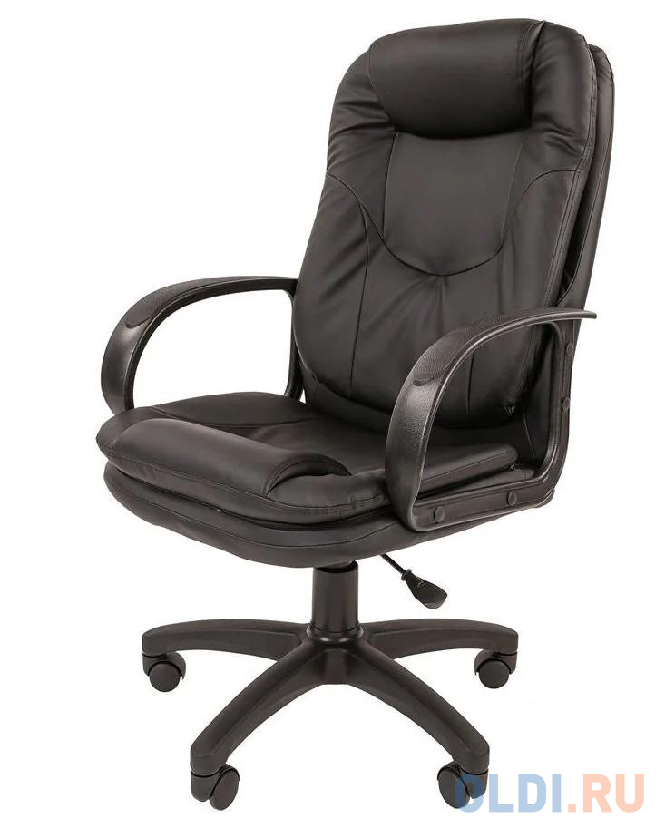 Офисное кресло Стандарт СТ-68 Россия экокожа черн. фото
