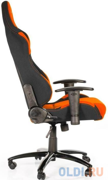 Кресло для геймеров Akracing AK-K7018-BO чёрный оранжевый - фото 2