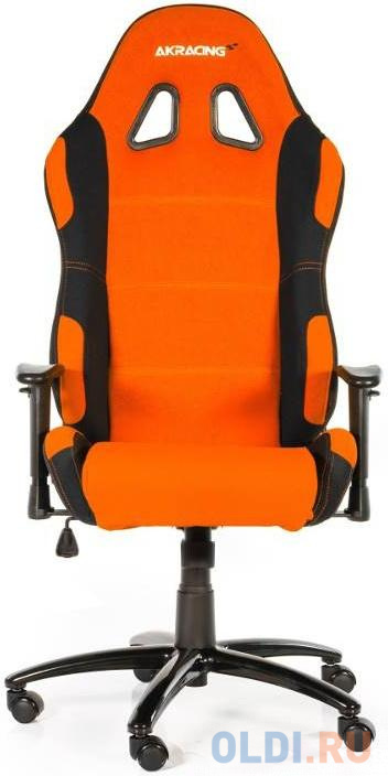 Кресло для геймеров Akracing AK-K7018-BO чёрный оранжевый - фото 3