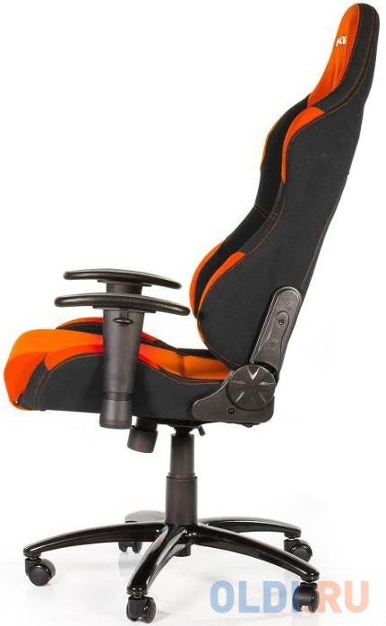 Кресло для геймеров Akracing AK-K7018-BO чёрный оранжевый - фото 4