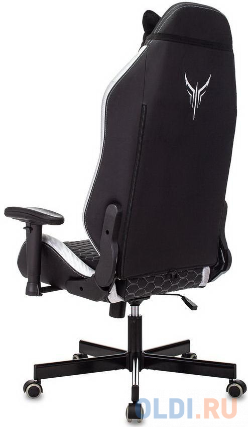 Кресло для геймеров Knight Neon чёрный серебристый - фото 3