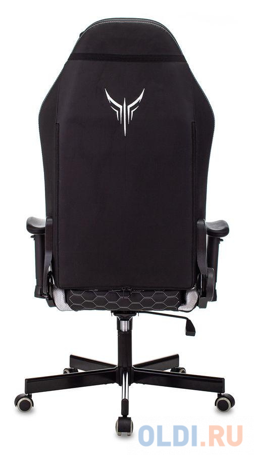 Кресло для геймеров Knight Neon чёрный серебристый - фото 4