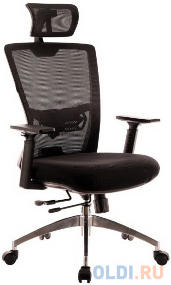 Кресло Everprof Polo S чёрный кресло руководителя everprof trio grey tm ткань оранжевый