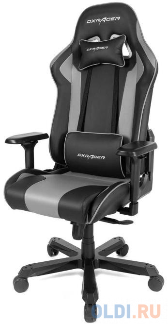 

Кресло для геймеров DXRacer King чёрный серый