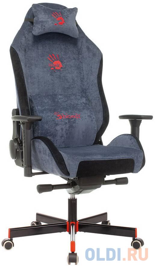 Кресло для геймеров A4TECH Bloody GC-470 синий кресло для геймеров a4tech bloody gc 550 чёрный