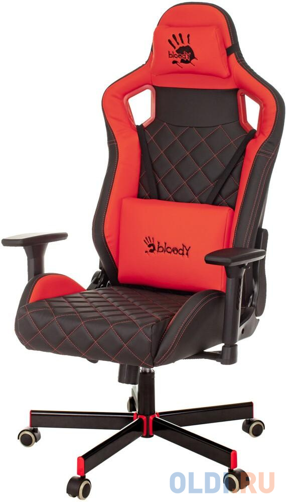 Кресло для геймеров A4TECH BLOODY GC-750 чёрный красный