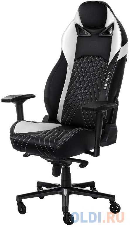 Кресло для геймеров Karnox GLADIATOR SR чёрный белый кресло для геймеров zombie zombie 10 чёрный