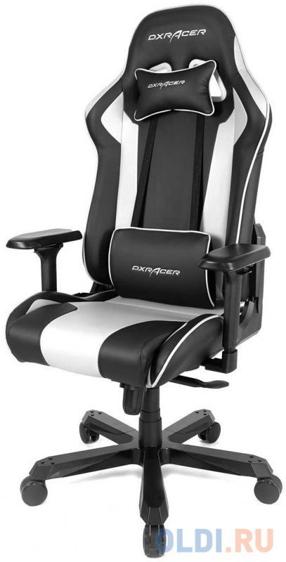 

Кресло для геймеров DXRacer King чёрный белый