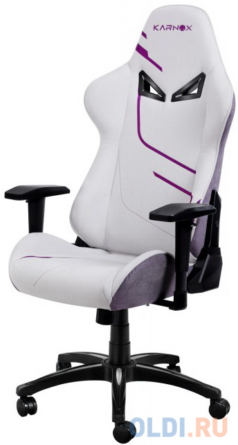 Кресло для геймеров Karnox HERO Genie Edition фиолетовый белый