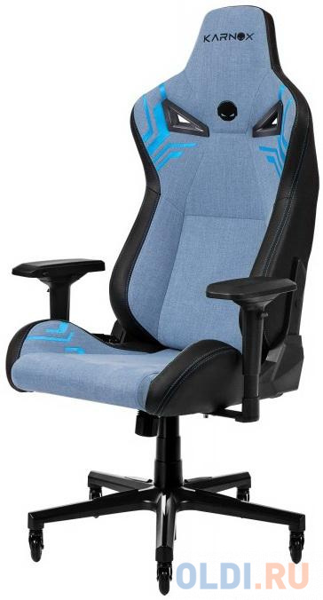 Кресло для геймеров Karnox LEGEND TR чёрный синий кресло игровое warp warp gr чёрный