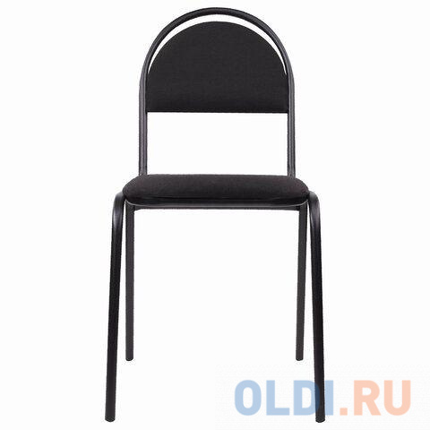 Стул для посетителей РС00М, черный каркас, ткань черная стул для персонала и посетителей brabix iso cf 005 каркас кожзам 531977