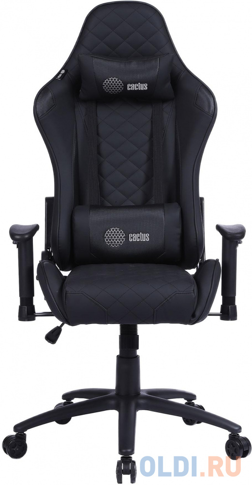 Кресло для геймеров Cactus CS-CHR-030BL чёрный фото