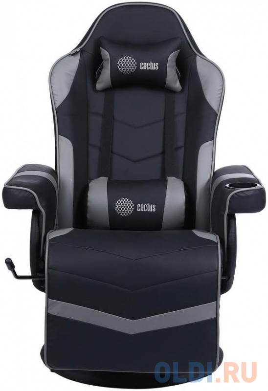 Кресло для геймеров Cactus CS-CHR- чёрный серый фото