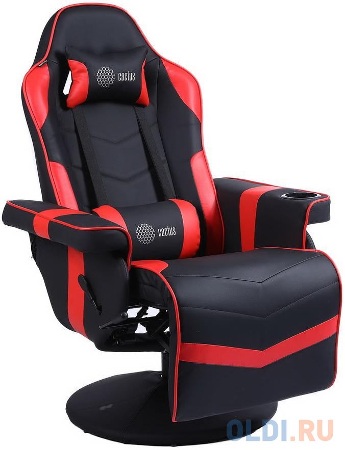 Кресло для геймеров Cactus CS-CHR-GS200BLR чёрный красный кресло для геймеров cactus cs chr 0112bl m чёрный