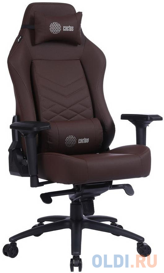 Кресло для геймеров Cactus CS-CHR-0112BR коричневый