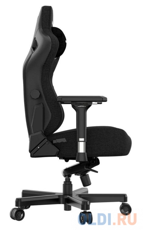 Кресло игровое Anda Seat Kaiser 3, цвет чёрный, размер XL (180кг), материал ткань (модель AD12) Вид№3