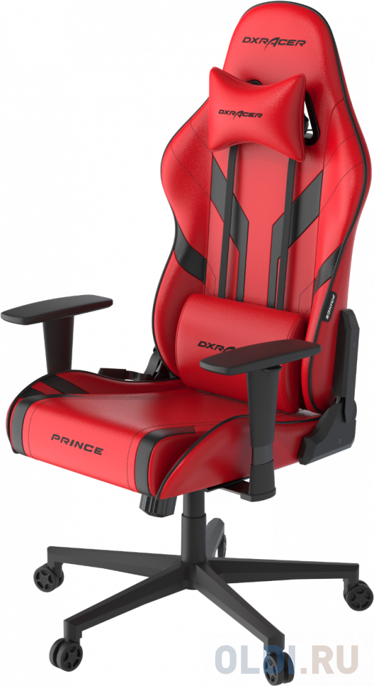 Игровое кресло DXRacer Peak красно-чёрное (OH/P88/RN, PU-кожа, 2D, Топ-Ган) OH/P88/RN - фото 1