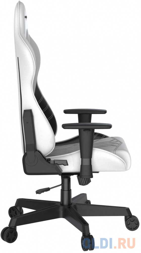 Игровое кресло DXRacer Gladiator бело-чёрное (OH/G8000/WN, кожа-PU, 3D, Топ-Ган) OH/G8000/WN - фото 5