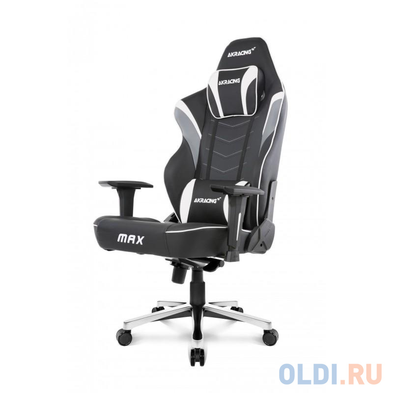 Кресло игровое Akracing MAX черный/белый