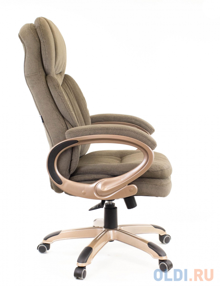 Кресло офисное Everprof Boss T коричневый, размер 1180-1240х700х680 мм. - фото 2