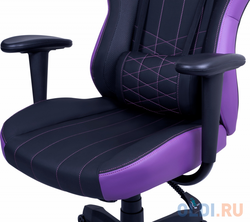 Кресло для геймеров Cooler Master Caliber E1 Gaming чёрный фиолетовый фото