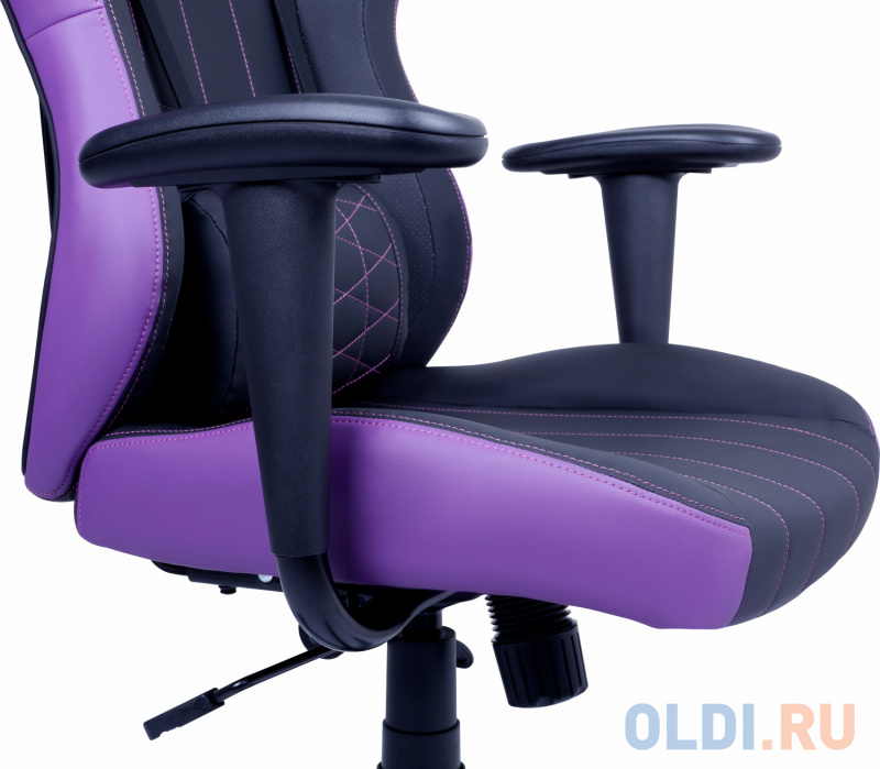 Кресло для геймеров Cooler Master Caliber E1 Gaming чёрный фиолетовый фото