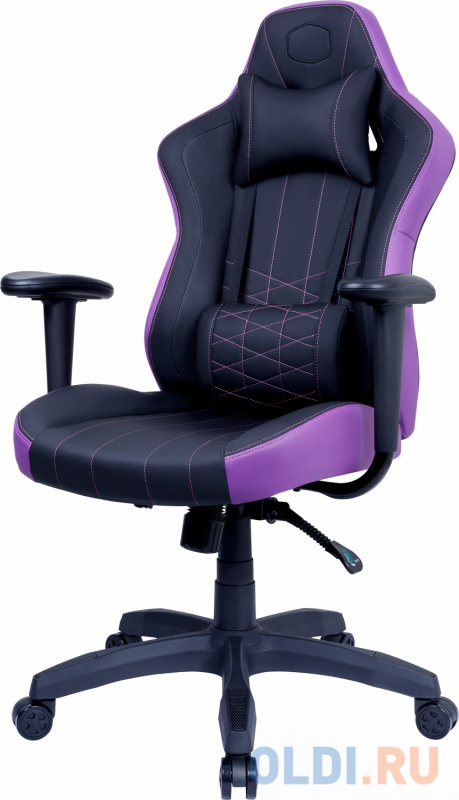 Кресло для геймеров Cooler Master Caliber E1 Gaming чёрный фиолетовый фото