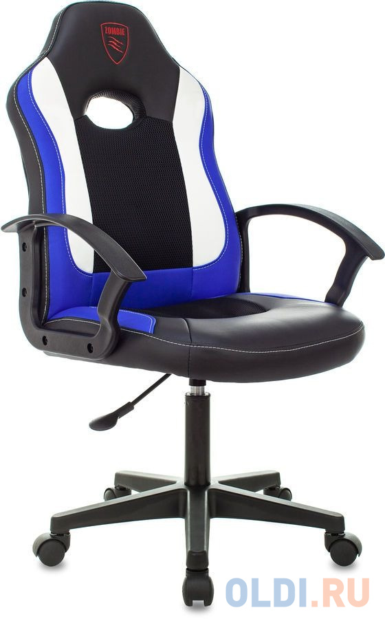 Кресло для геймеров Zombie 11LT чёрный синий белый кресло для геймеров cactus cs chr 030bls чёрный белый