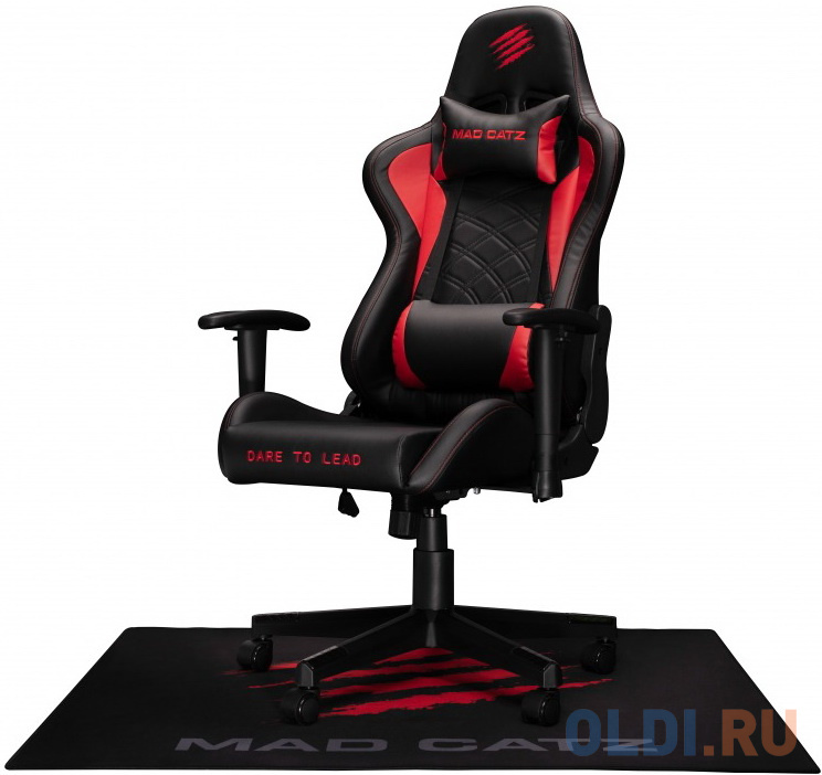 Кресло для геймеров Mad Catz G.Y.R.A. C1 чёрный красный - фото 1