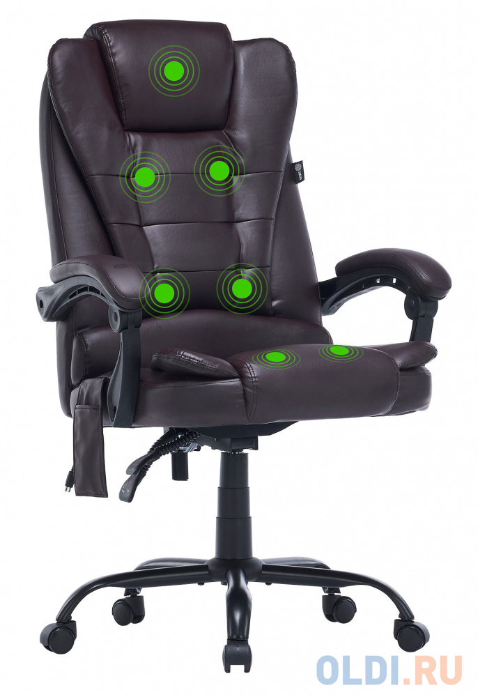 Кресло офисное Cactus CS-CHR-OC03M-BR коричневый фото
