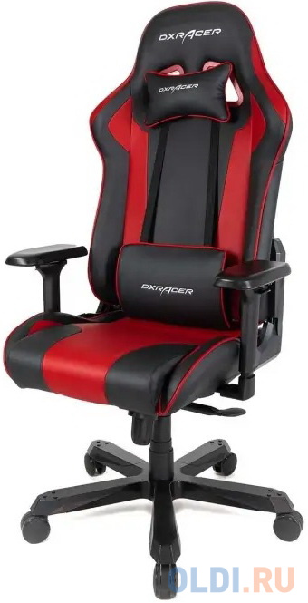 Кресло для геймеров DXRacer KING чёрный красный