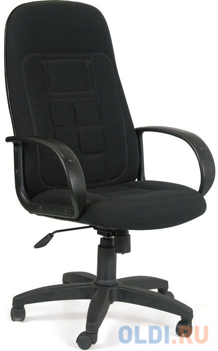 Кресло офисное Chairman 727 чёрный кресло руководителя chairman 279 jp 15 2 1138105 чёрный